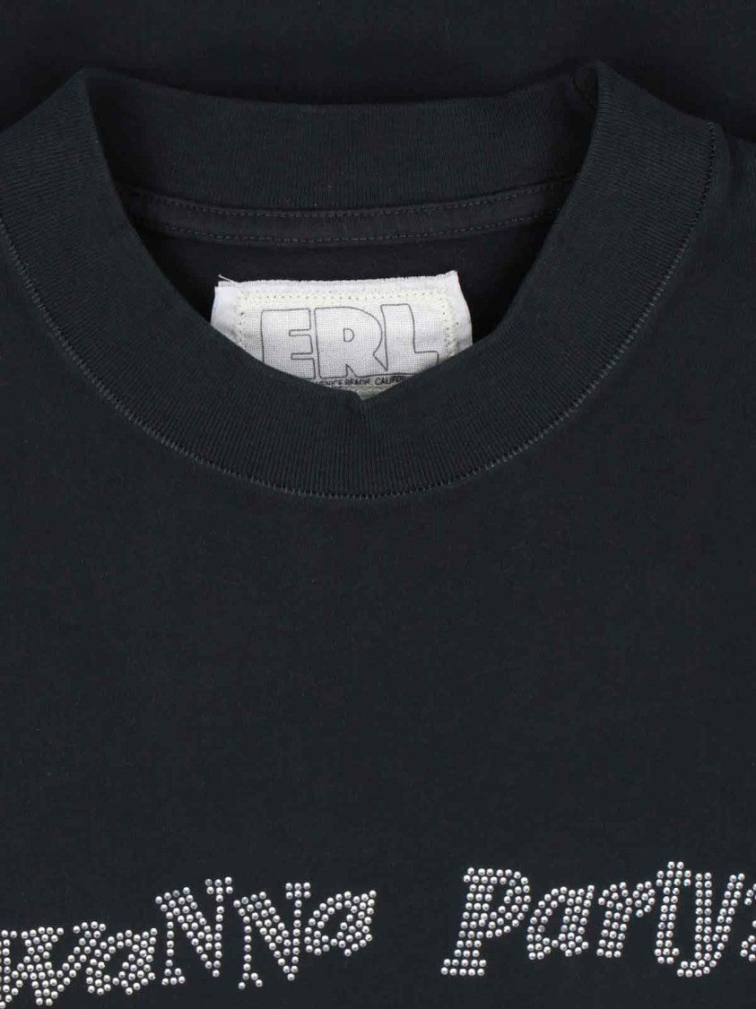 Erl 'Wanna Party?' T-Shirt – Black