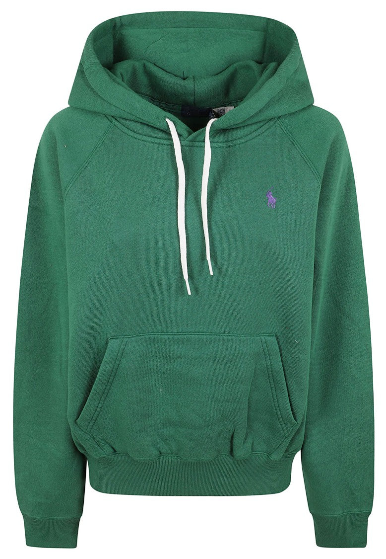 Polo Ralph Lauren Cotton Blend Hoodie With Iconic Embroidered Pony