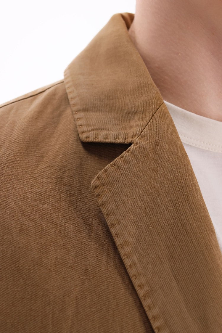 Officine Generale Nehemiah Model Fluid Lyocell-Linen Jacket