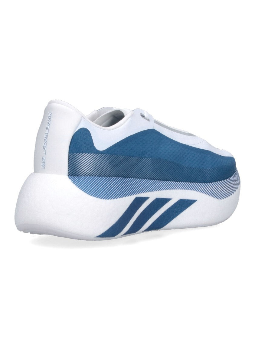 Adidas White Aerodynamic Blue Mesh Panel Sneakers
