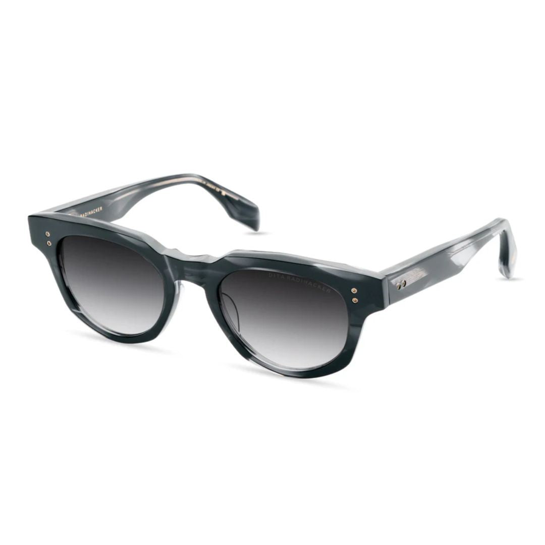 Dita Radihacker Gradient Tint Sunglasses With Bold Thick Frame