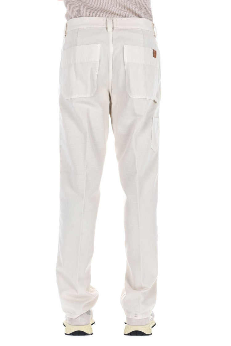 Haikure Warren Model Cotton Canvas Trousers