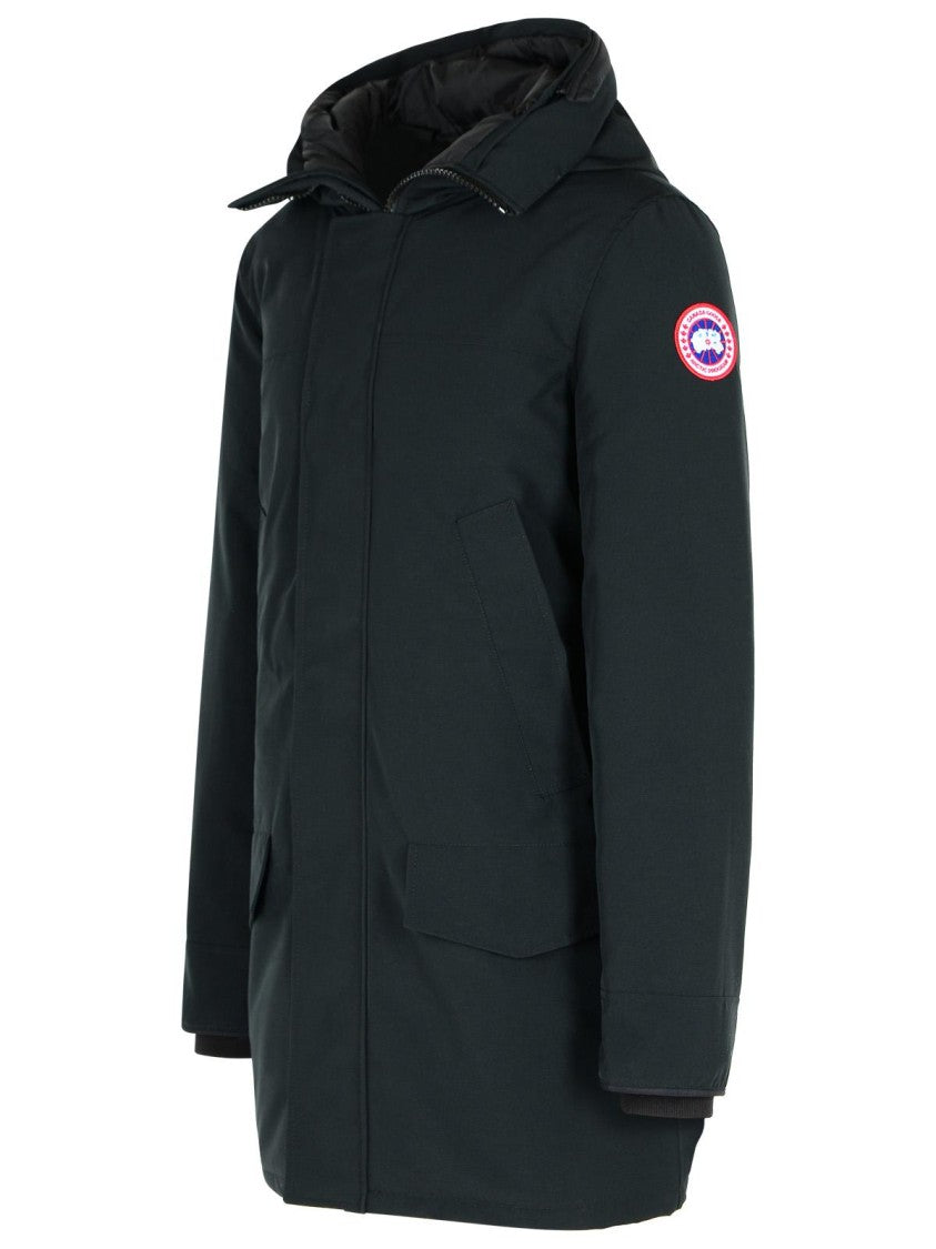 Canada Goose 'Lagnford' Black Nylon And Cotton Parka