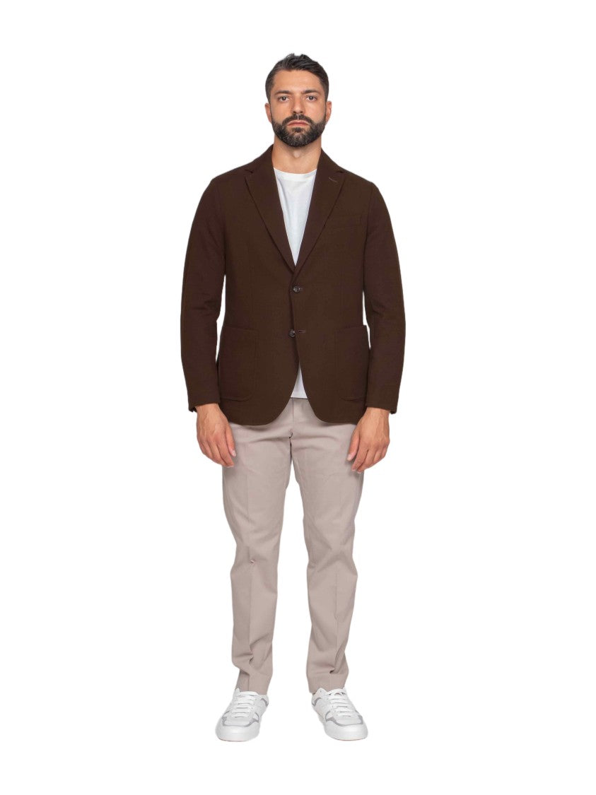 Circolo 1901 Fleece Jacket With Tailored Fit And Notch Lapels