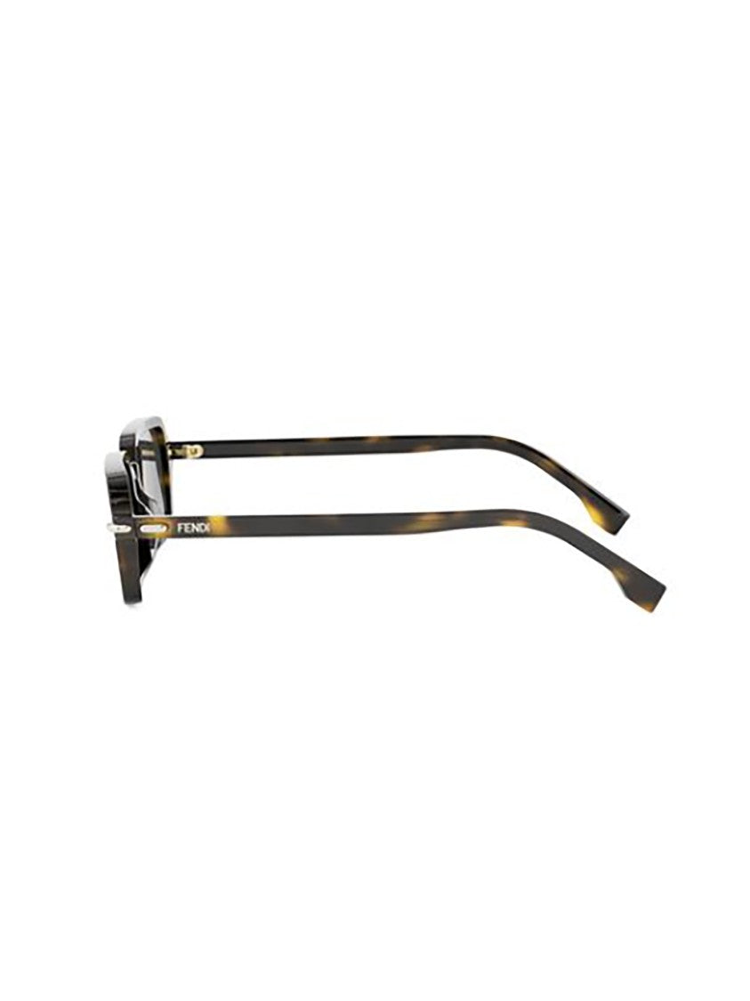 Fendi Rectangular Tortoiseshell Fendi Sunglasses