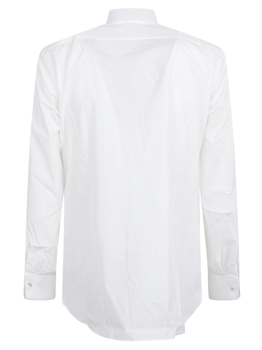 Tom Ford Classic Long-Sleeve Shirt With Pleated Front Panel And Pointed Collar