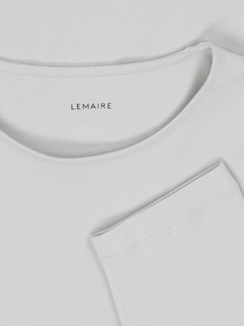 Lemaire Crew Neck Cotton Silk T-Shirt