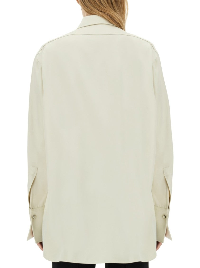 Jil Sander Long-Sleeve Regular Fit Shirt With Classic Collar