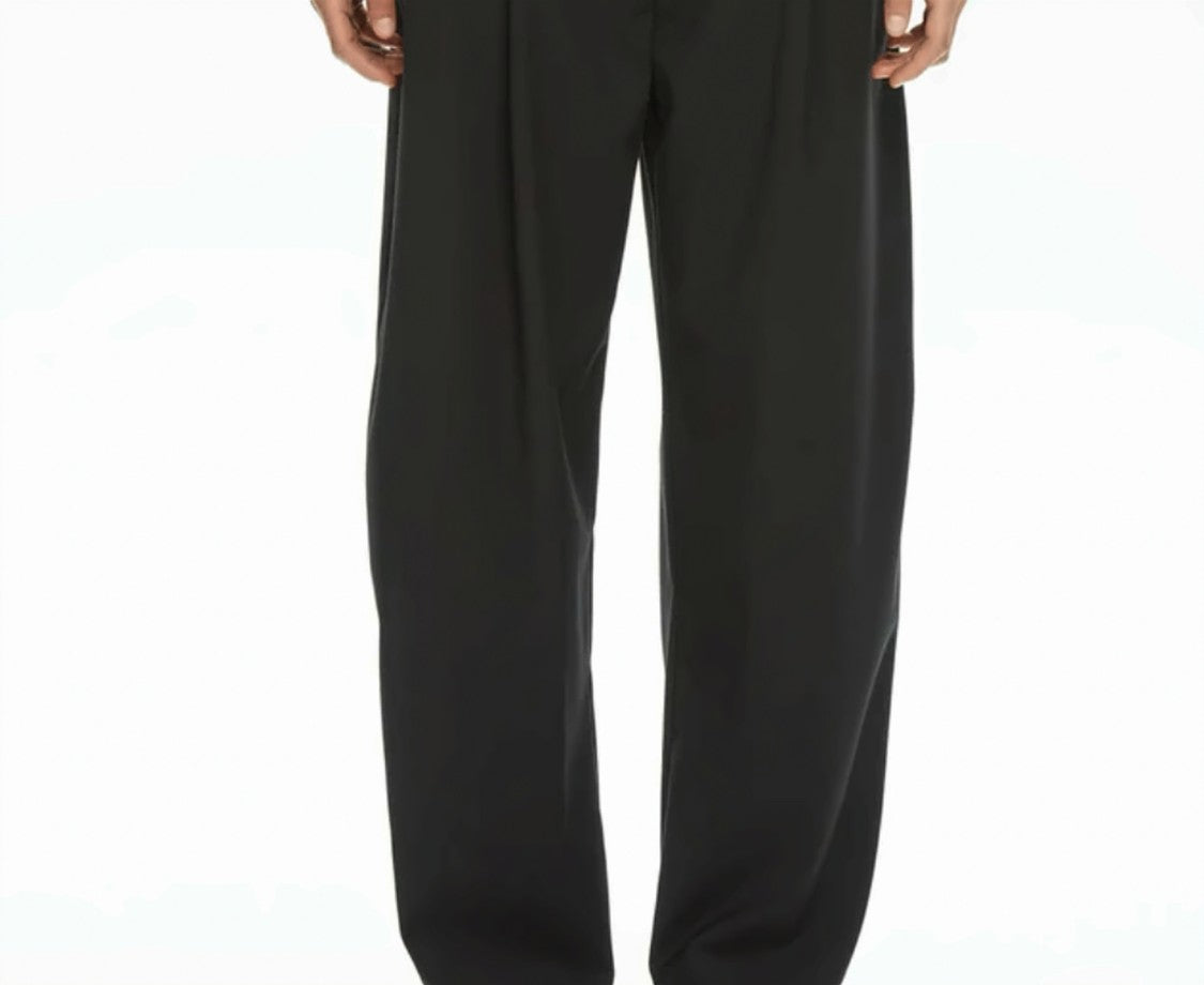 Mlo Viscose-Blend Stretch Straight-Leg Tailored Trousers