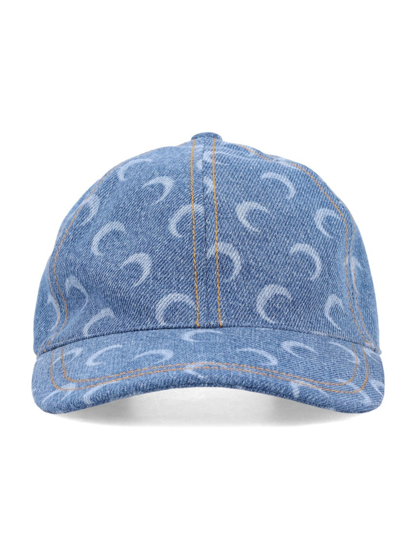 Marine Serre Denim Cap Moon Sneakers