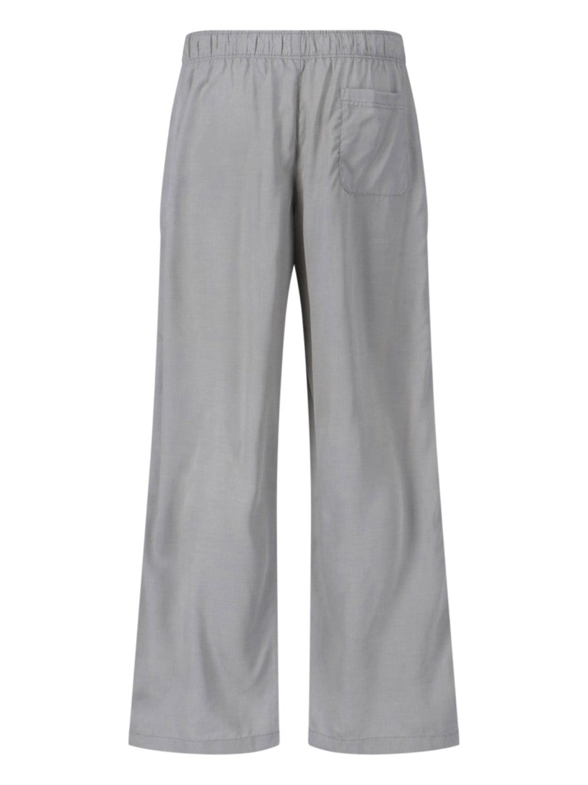 Our Legacy Gray Leisure Viscose-Blend Wide-Leg Pants