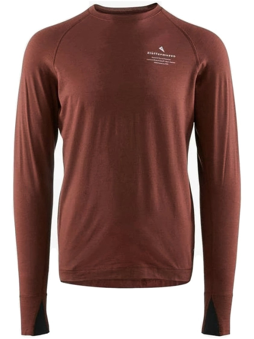 Klattermusen Long-Sleeve Training Shirt With Raglan Sleeves And Thumbhole Cuffs