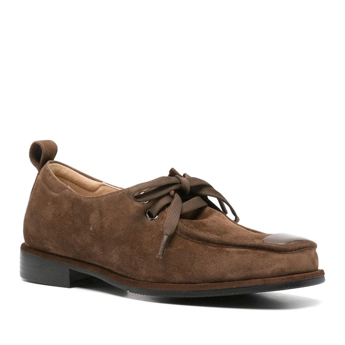 Adrianna Feretti Brown Suede Low Profile Loafers