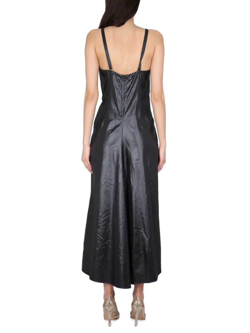 Maison Margiela Moiré Polyester Dress