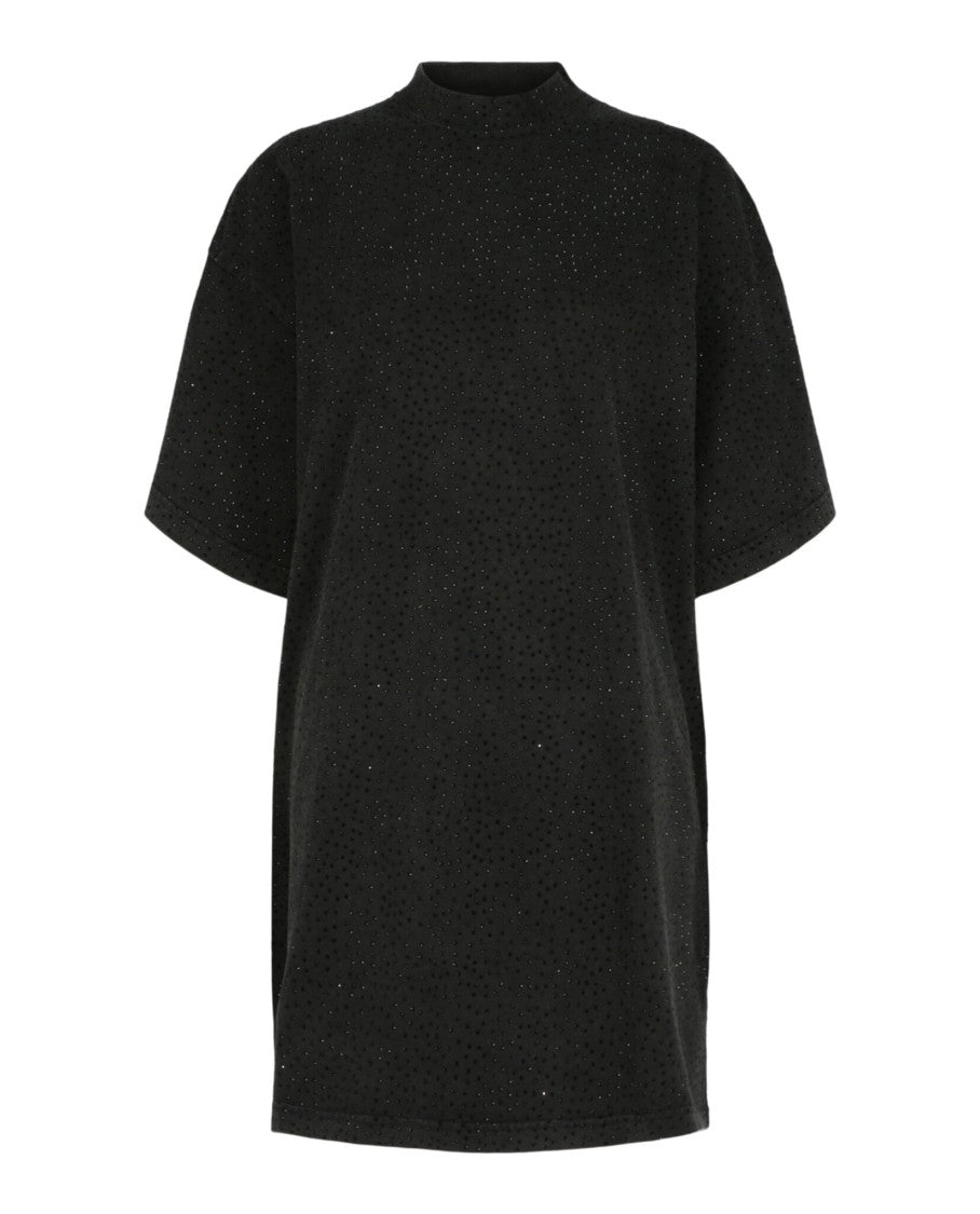 Balenciaga "Paris" Strass Vintage Oversized T-Shirt
