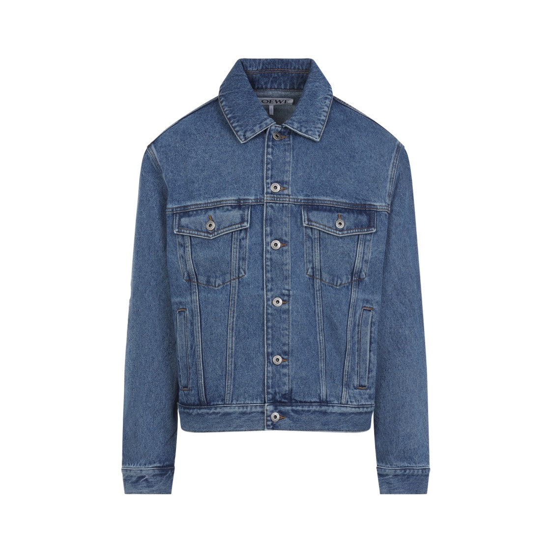 Loewe Anagram Mid Blue Cotton Jacket
