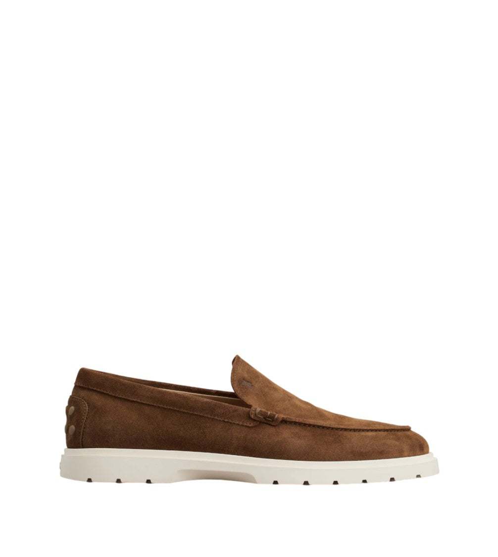 Tod's Suede Leather Moccasin Loafers