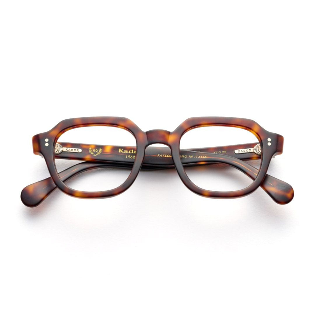 Kador Orbit Special-V Bold Geometric Tortoiseshell Frame Eyeglasses