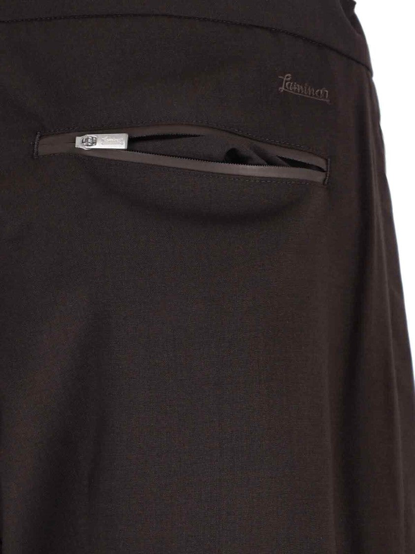 Laminar Wool Track Pants – Brown