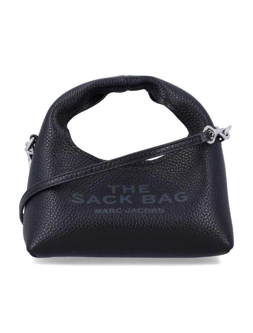 Marc Jacobs The Micro Crossbody Sack Bag In Full-Grain Leather