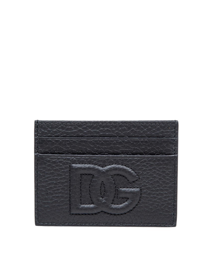 Dolce & Gabbana Leather Card Holder Color Black