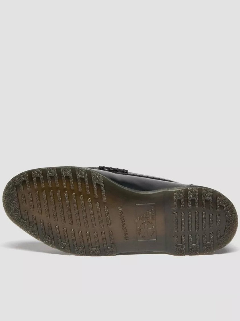 Dr. Martens Mayfare Polished Black Leather Penny Loafers
