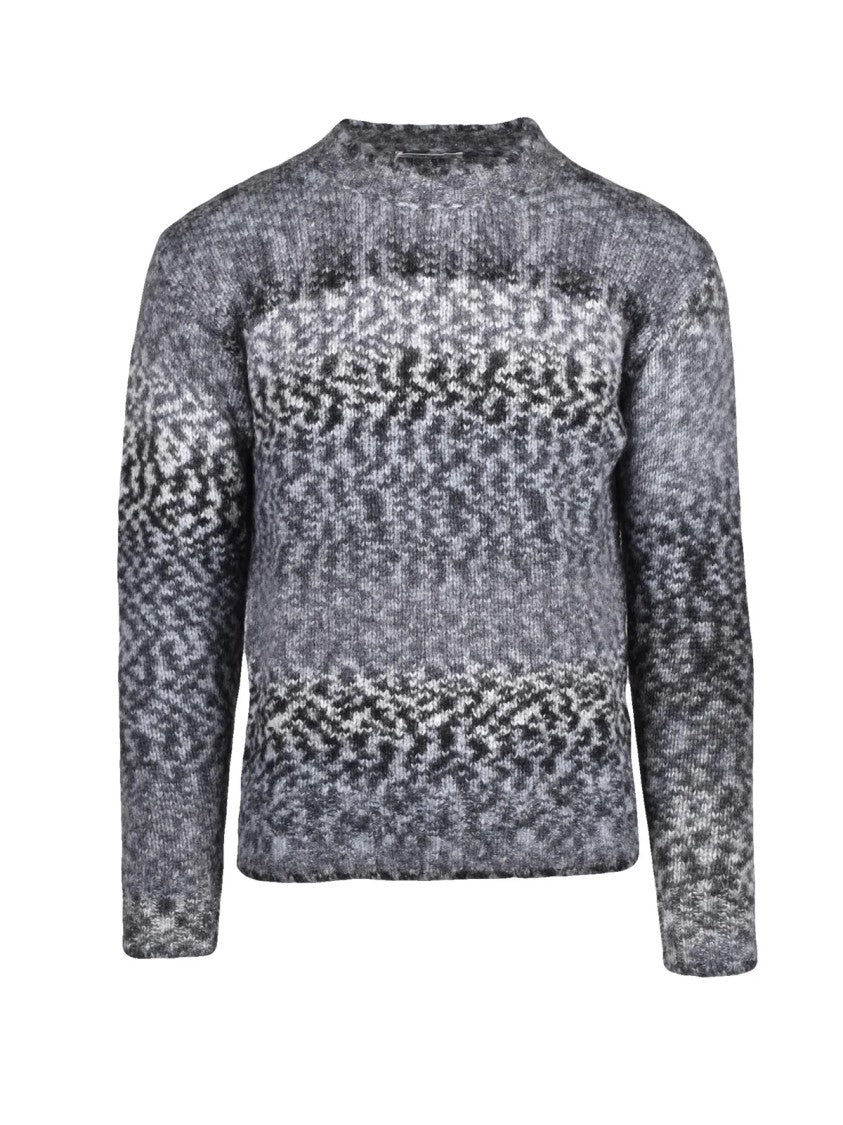 Kangra Textured Knit Crewneck Sweater