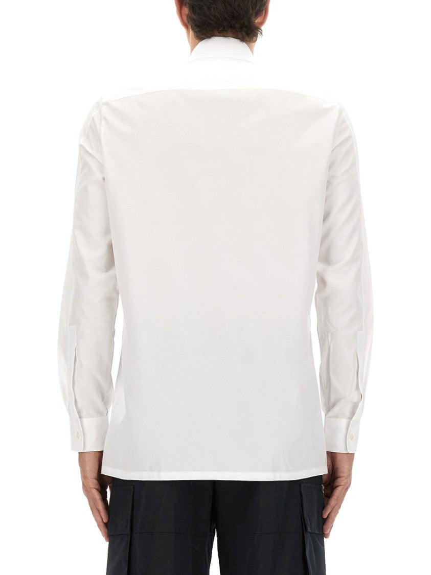 Givenchy Classic Fit Cotton Shirt With Subtle Logo