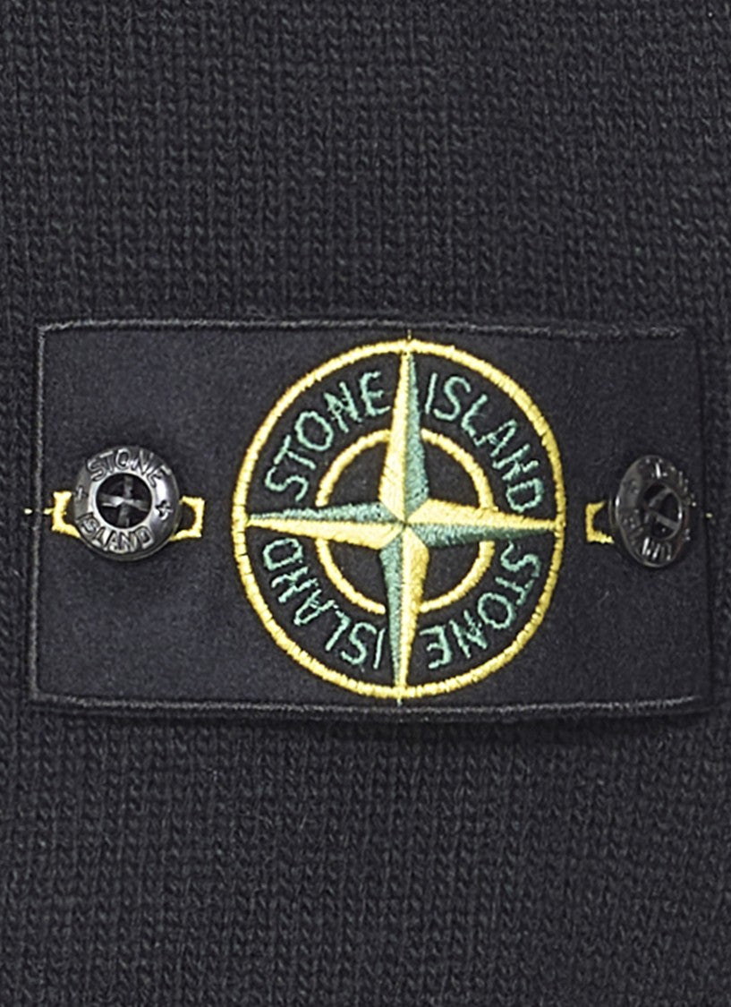 Stone Island All-Over Ribbed Wool Sweater