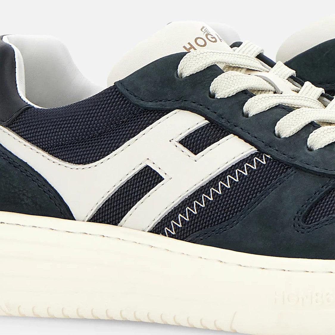 Hogan Low-Top Nubuck Leather Sneakers