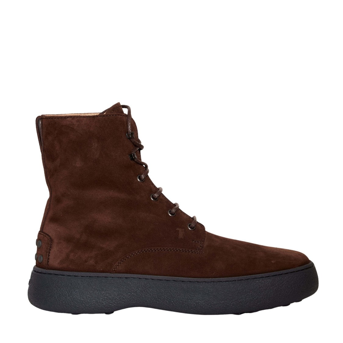 Tod's Winter Gommino High Brown Lace-Up Boot
