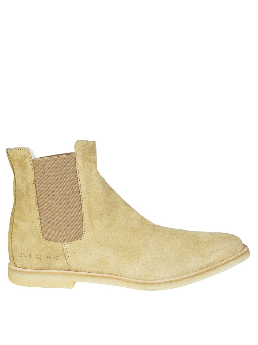 Common Projects Suede Sleek Elastic Panel Boots
