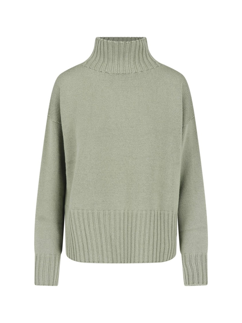 Drumohr Merino Wool Sweater With High Ribbed Turtleneck