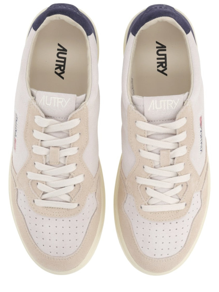 Autry Medalist Low Retro Suede Panels Sneakers