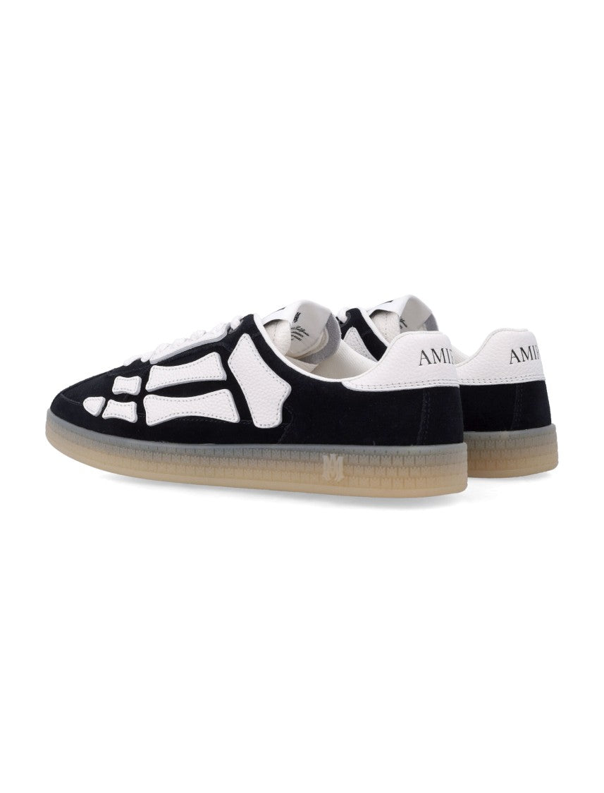 Amiri Pacific Bones Black Suede Rubber Sneakers