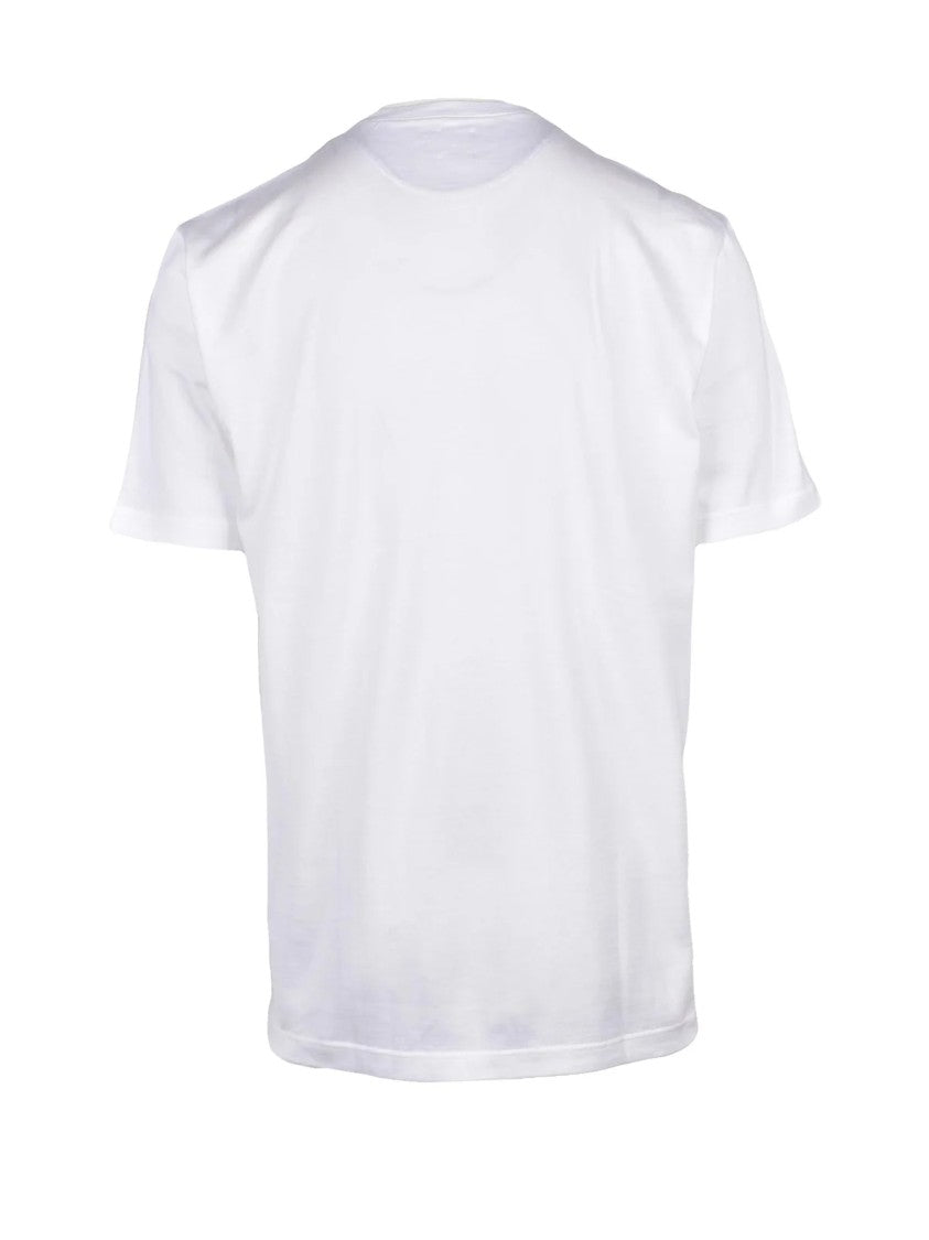 Eleventy White Men Cotton T-Shirt