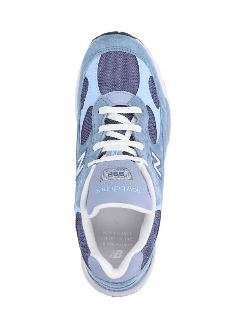 New Balance Suede Sneakers With Rounded Toe