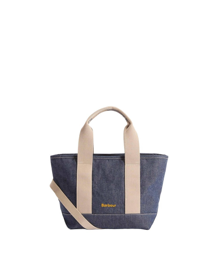 Barbour Mini Mya Denim Tote Bag