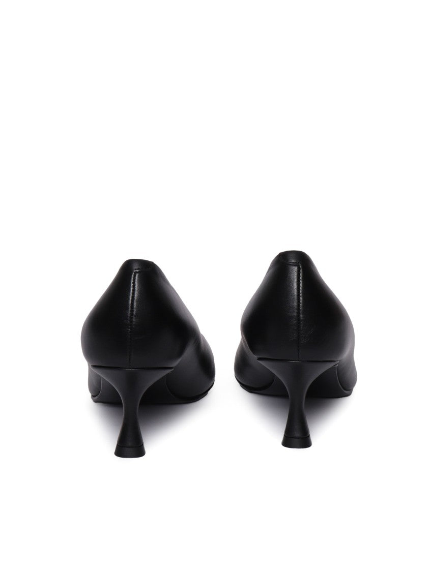 Sergio Levantesi Brunella56 Calf Black Pumps
