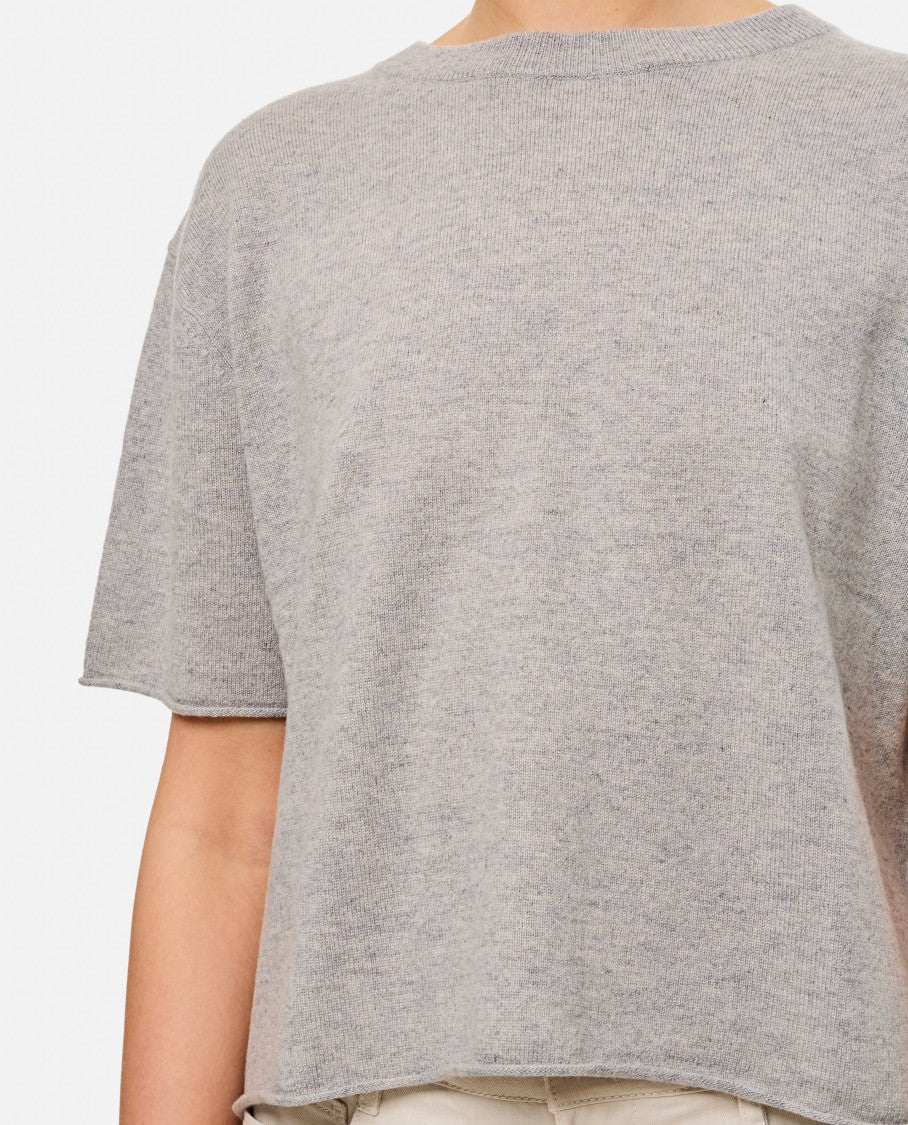 Lisa Yang Relaxed-Fit Wool T-Shirt With Classic Crew Neck