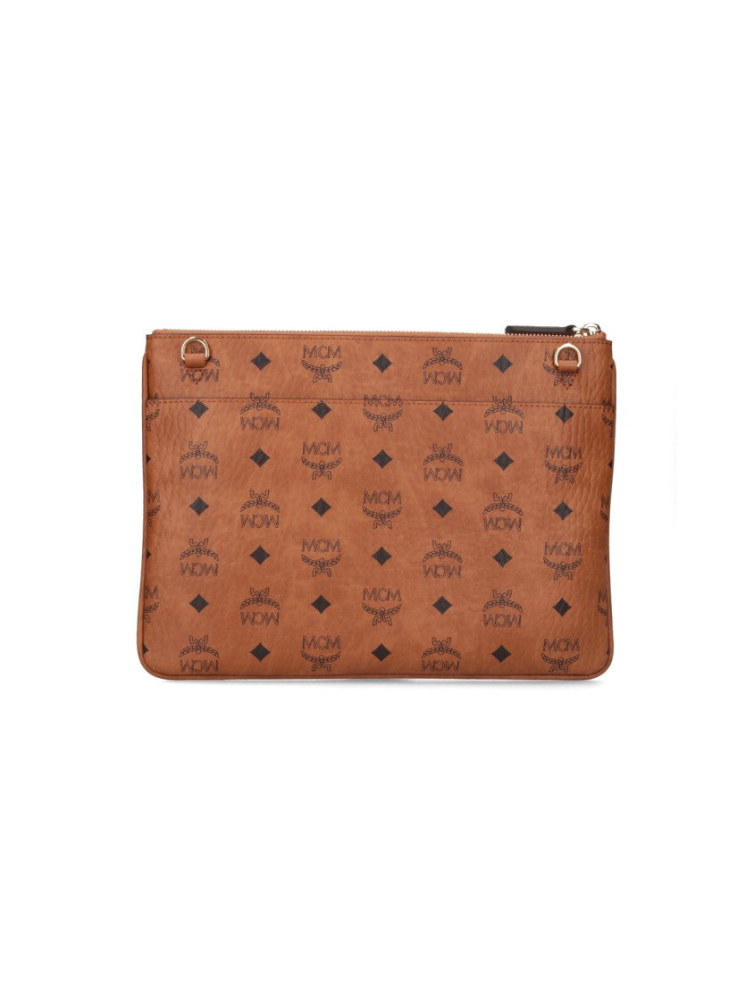 Mcm “Aren” Crossbody Pouch – Brown