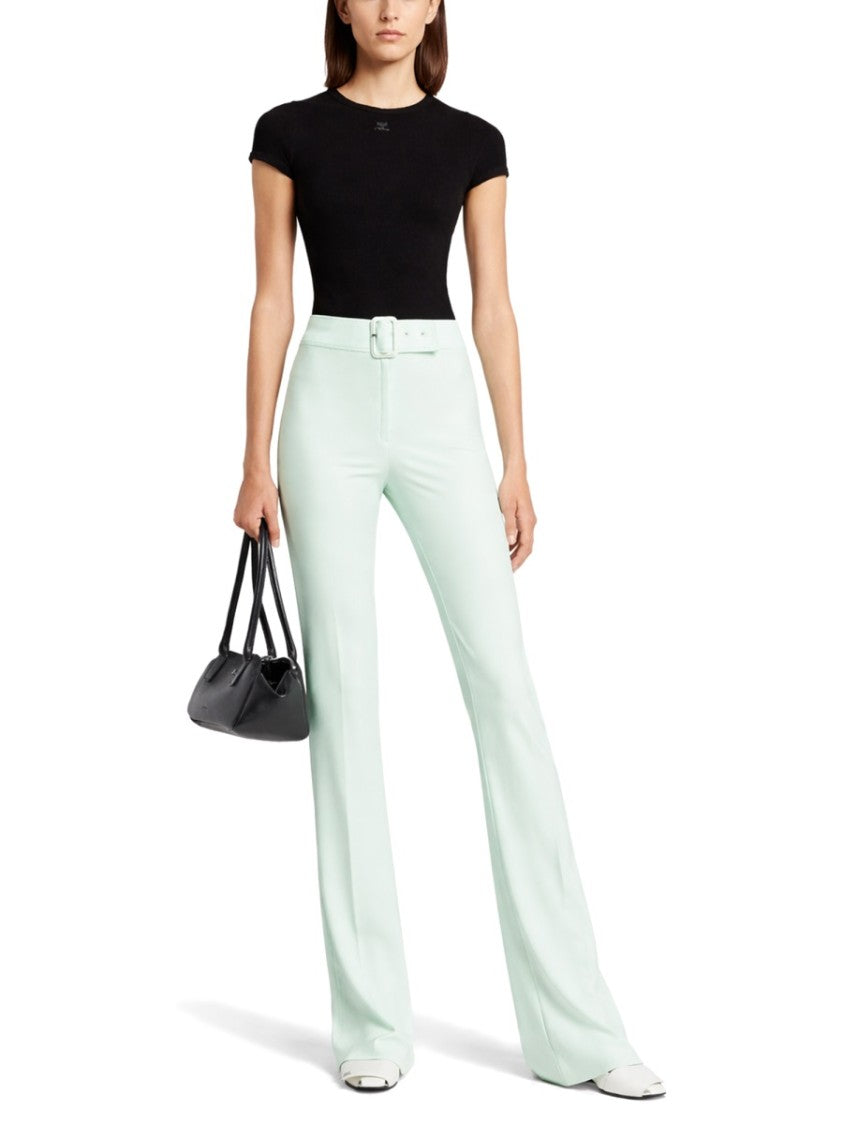 Courrèges Neutral Baby Spongy Cropped Viscose-Blend T-Shirt