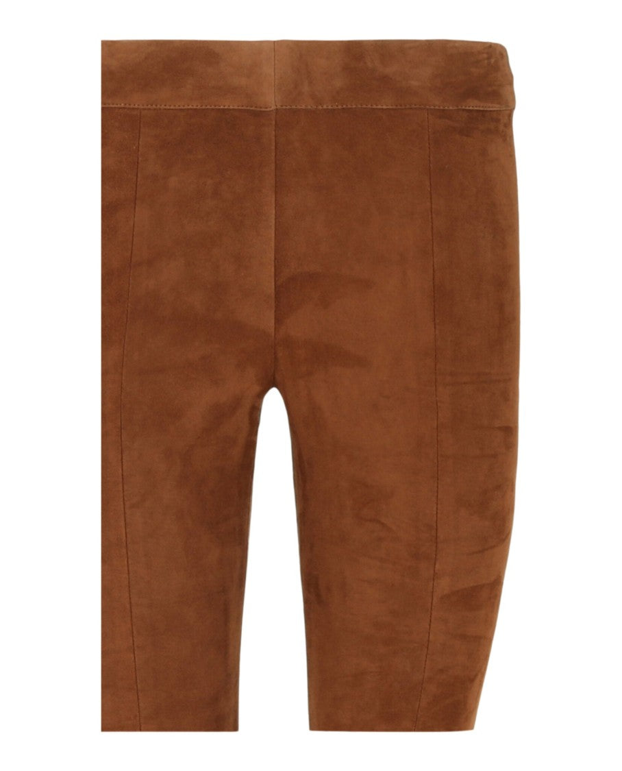 Ferragamo Suede Leggings
