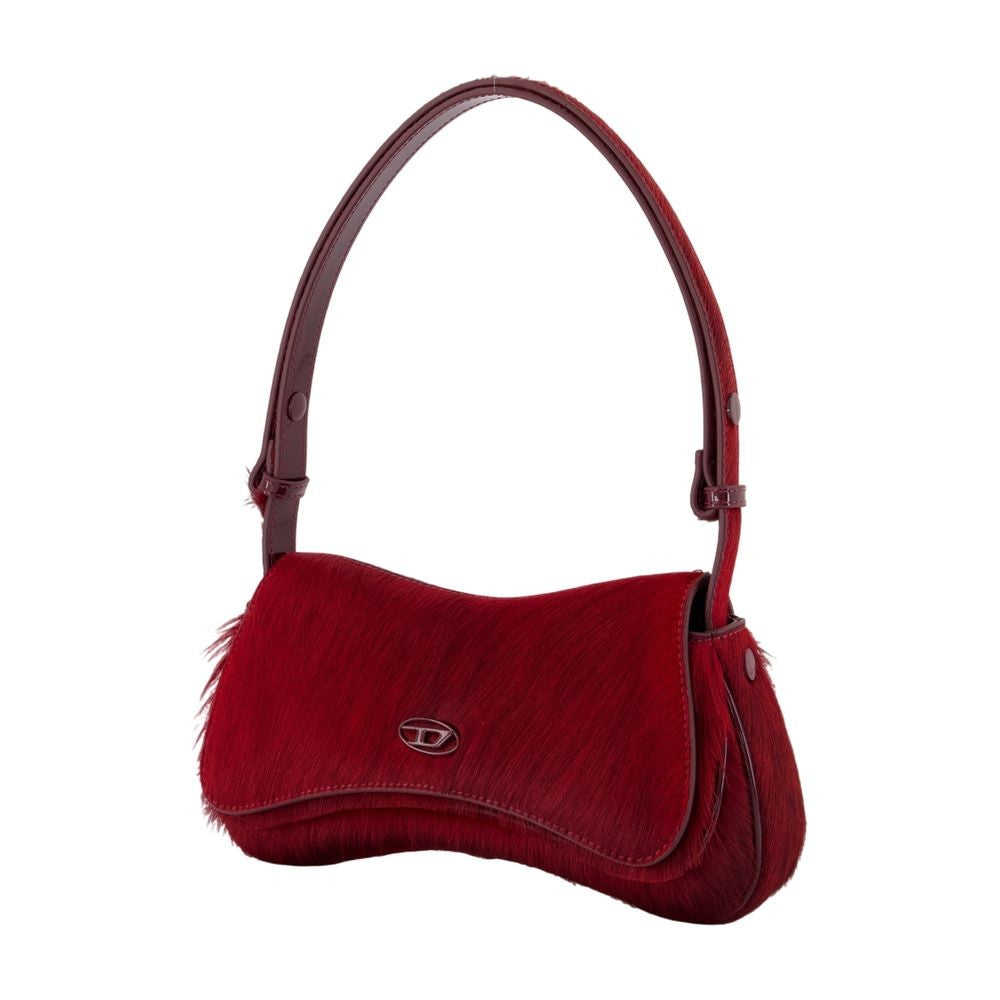 Diesel Play Pouch - Leather - Burgundy