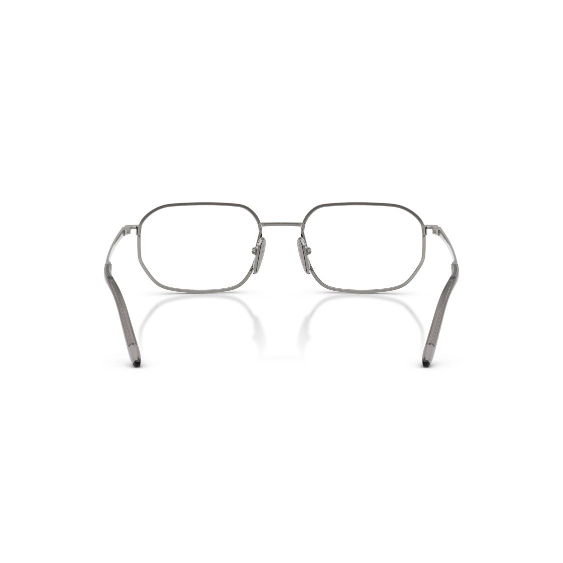 Prada 0Pr D51v Geometric Rounded Metal Frame Eyeglasses