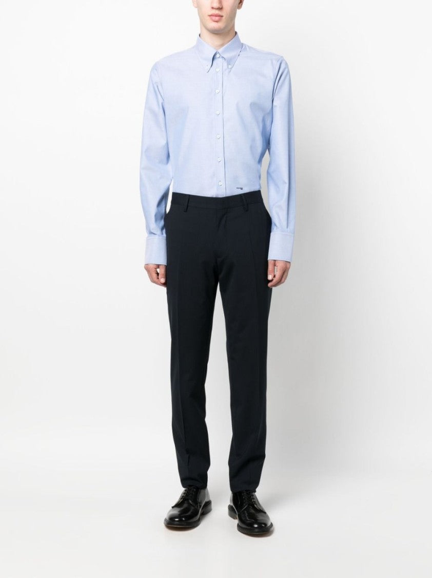 Dsquared2 Logo-Print Long-Sleeve Shirt