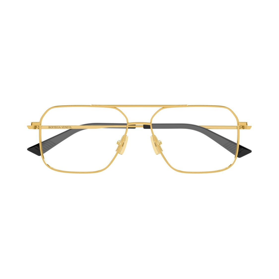 Bottega Veneta Bv1384o Gold-Finish Metal Frame Sunglasses