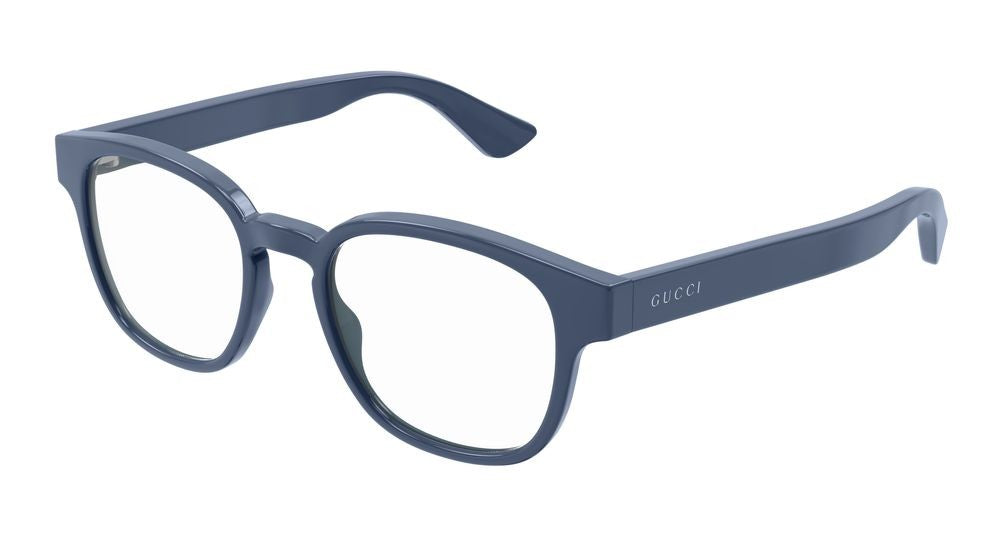 Gucci Blue Bold Square Blue Eyeglasses