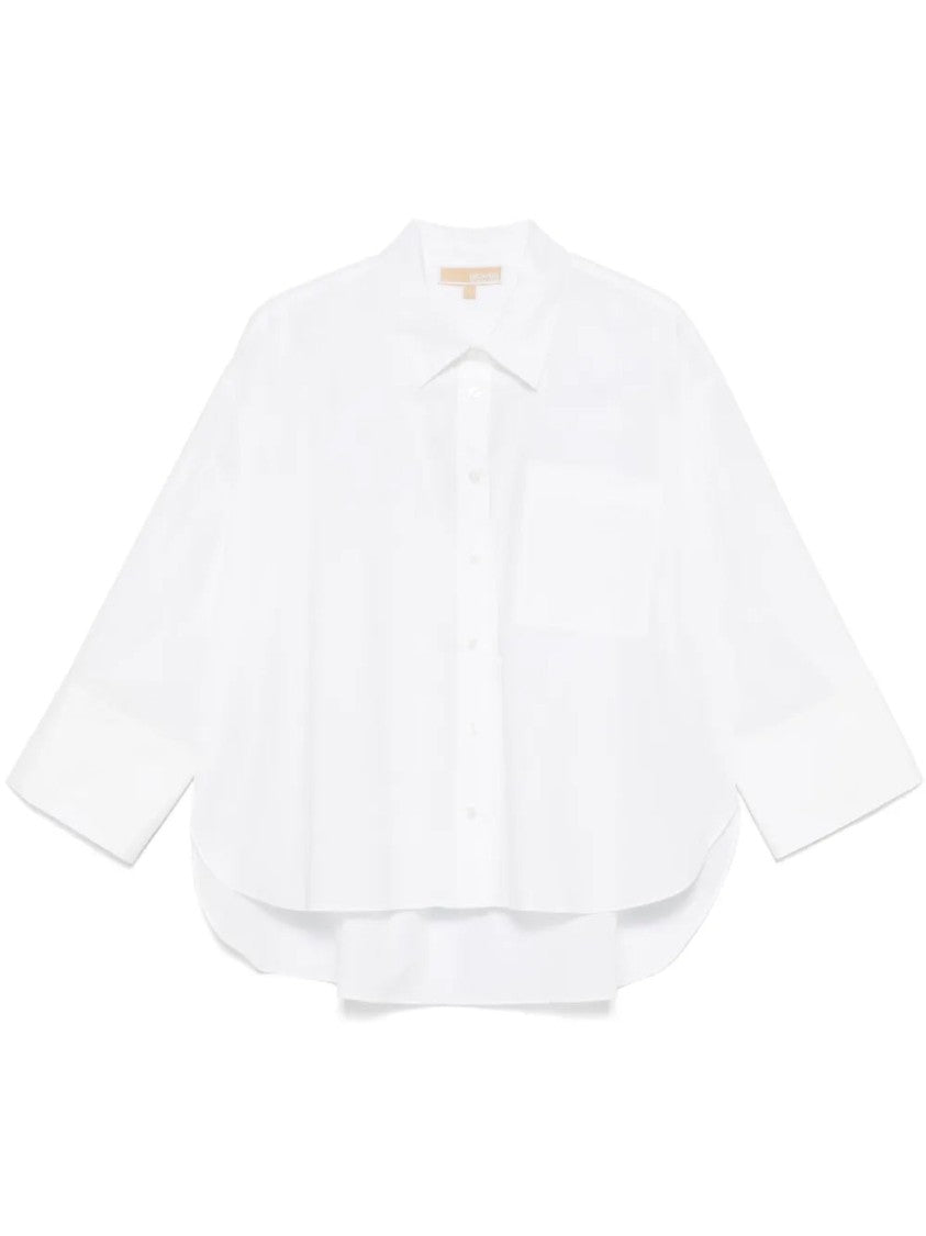 Michael Kors Solid Poplin Shirt