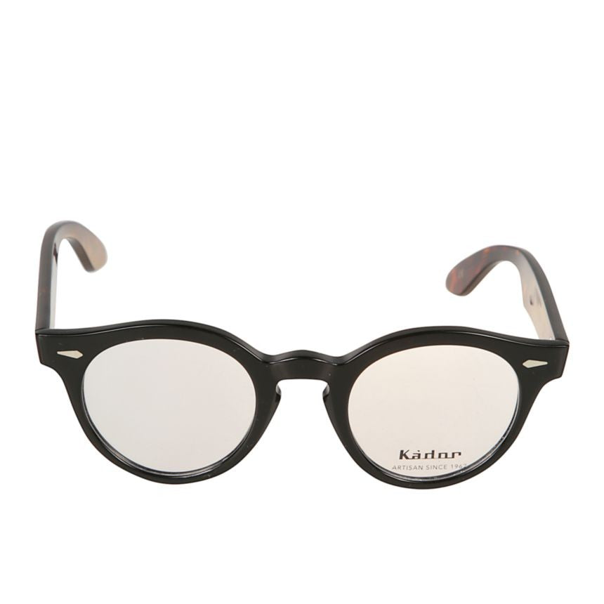 Kador Robin Round Tortoiseshell-Patterned Sunglasses With Subtle Silver Accents